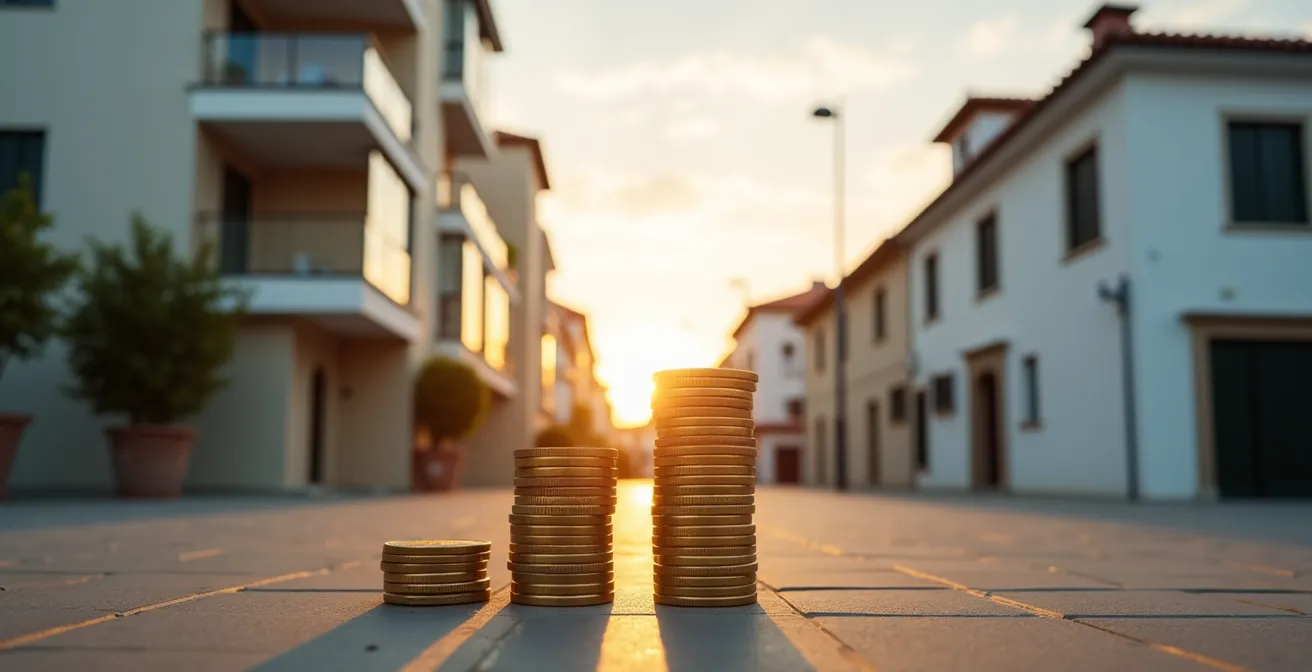 Confronto visivo del costo della vita tra Milano e una città del Sud Italia