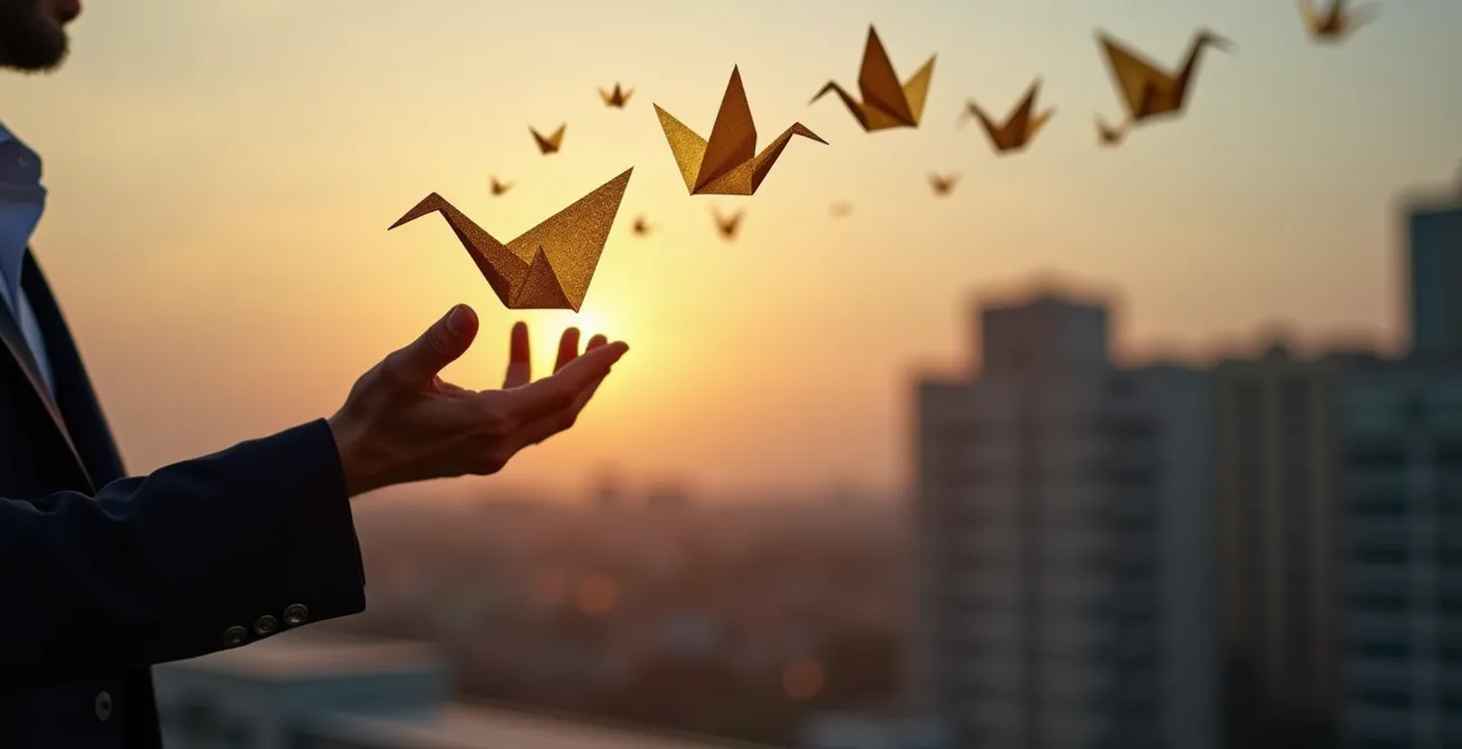 Momento dell'exit di una startup italiana con investitori che celebrano il successo