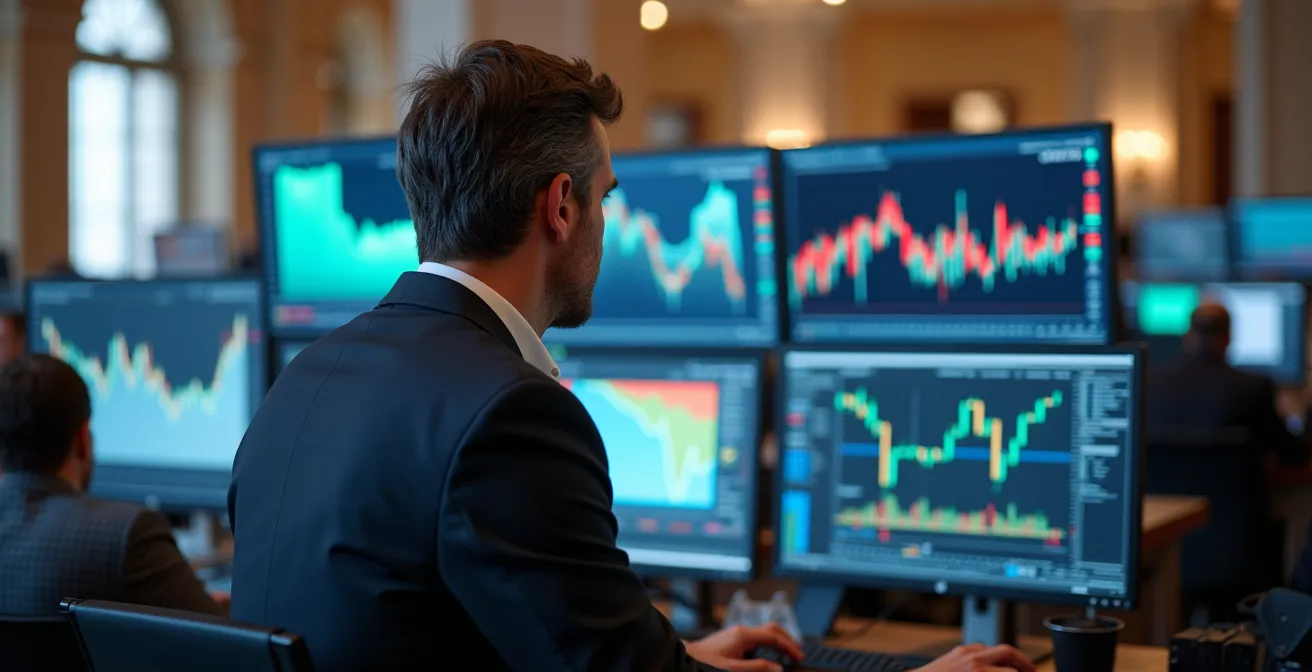 Trader analizza i BTP Verde sul sistema MOT di Borsa Italiana