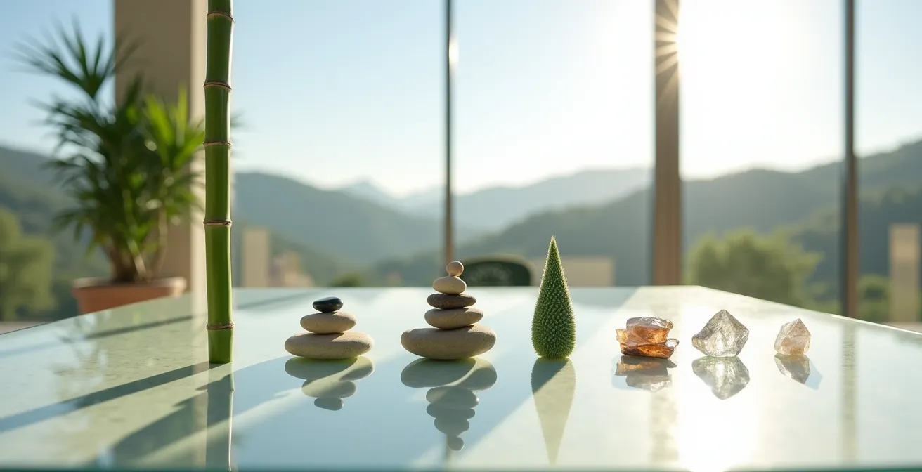 Composizione astratta di elementi diversificati in equilibrio armonioso